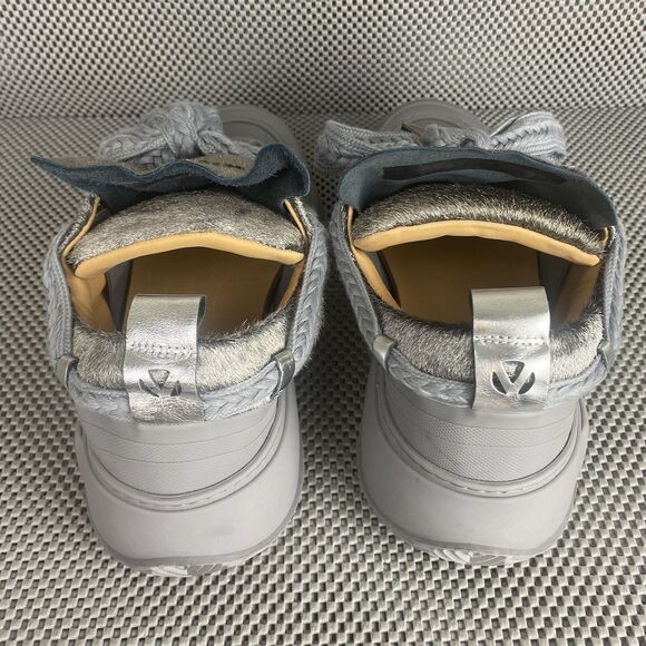 Valabasas Shoes Sneakers Mens Size 11 Smoke Silver Gray Lace Up Low Top - Picture 7 of 12